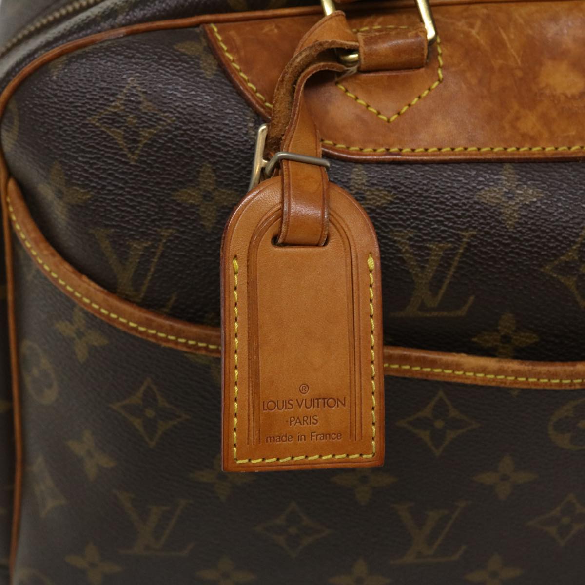 LOUIS VUITTON Monogram Deauville Hand Bag M47270 LV 37644