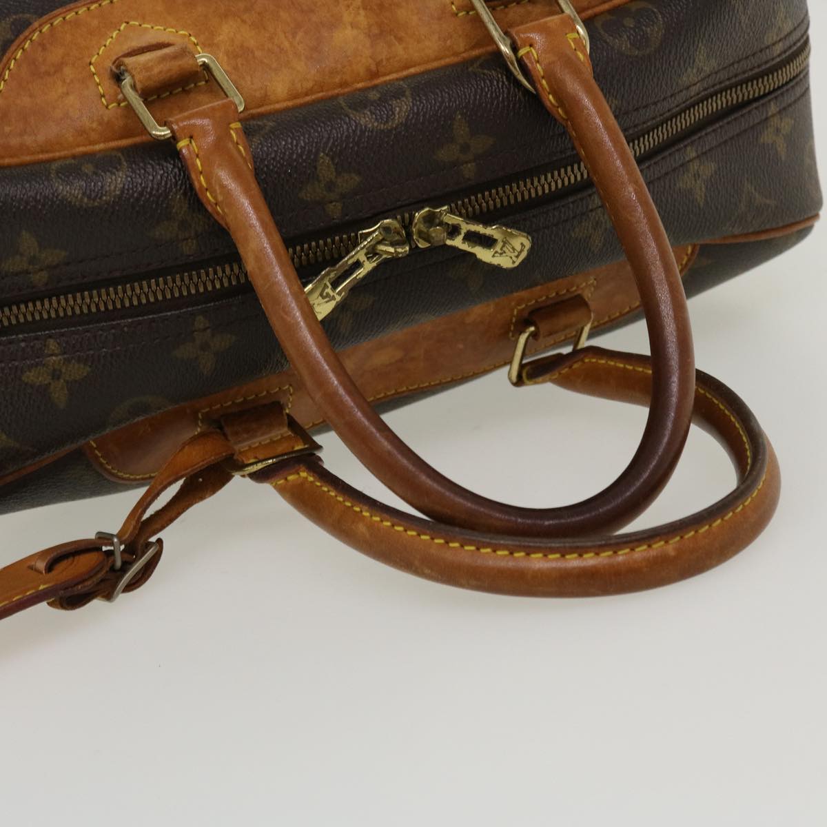 LOUIS VUITTON Monogram Deauville Hand Bag M47270 LV 37644