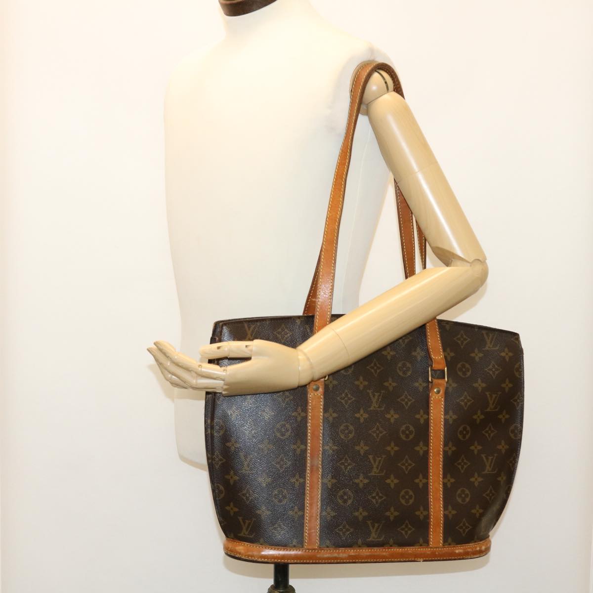 LOUIS VUITTON Monogram Babylone Tote Bag M51102 LV 37651