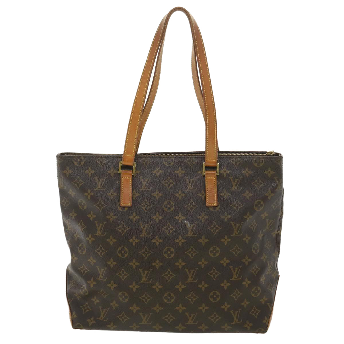 LOUIS VUITTON Monogram Cabas Mezzo Tote Bag M51151 LV 37736