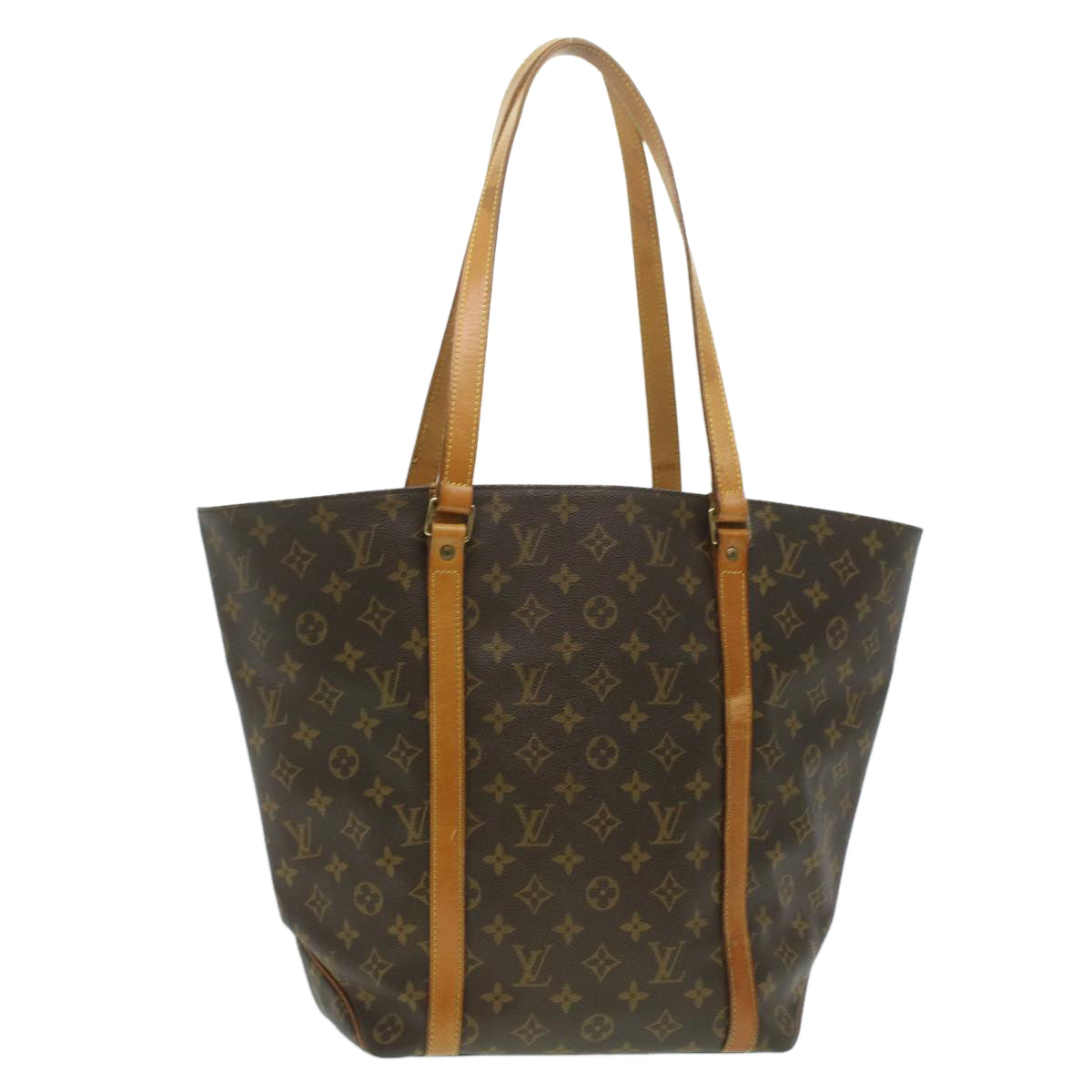 LOUIS VUITTON Monogram Sac Shopping Tote Bag M51108 LV 37748