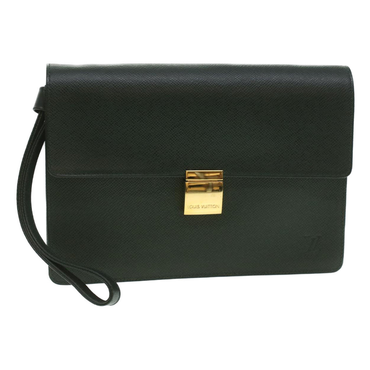 LOUIS VUITTON Taiga Selenga Clutch Bag Epicea M30784 LV 37774
