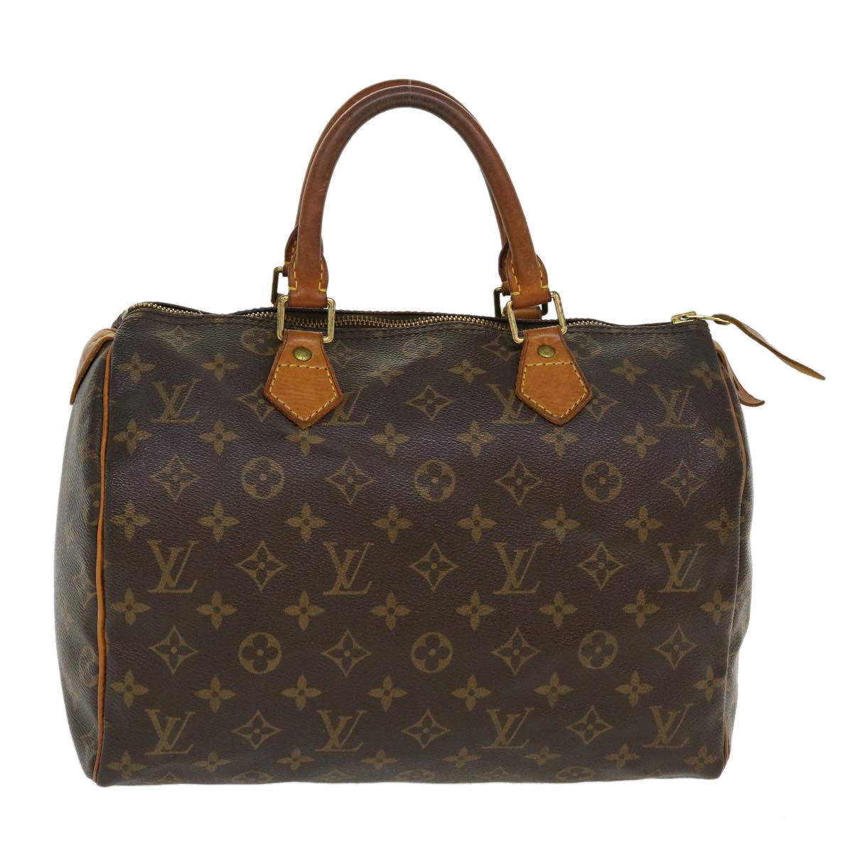 LOUIS VUITTON Monogram Speedy 30 Hand Bag M41526 LV 37784