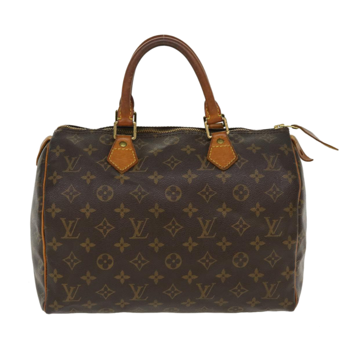 LOUIS VUITTON Monogram Speedy 30 Hand Bag M41526 LV 37784