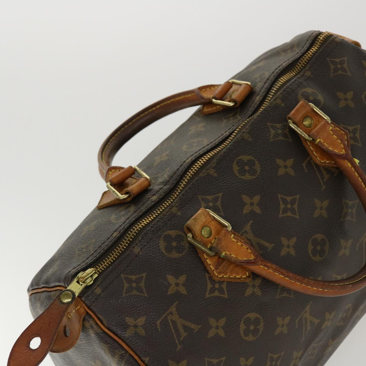 LOUIS VUITTON Monogram Speedy 30 Hand Bag M41526 LV 37784
