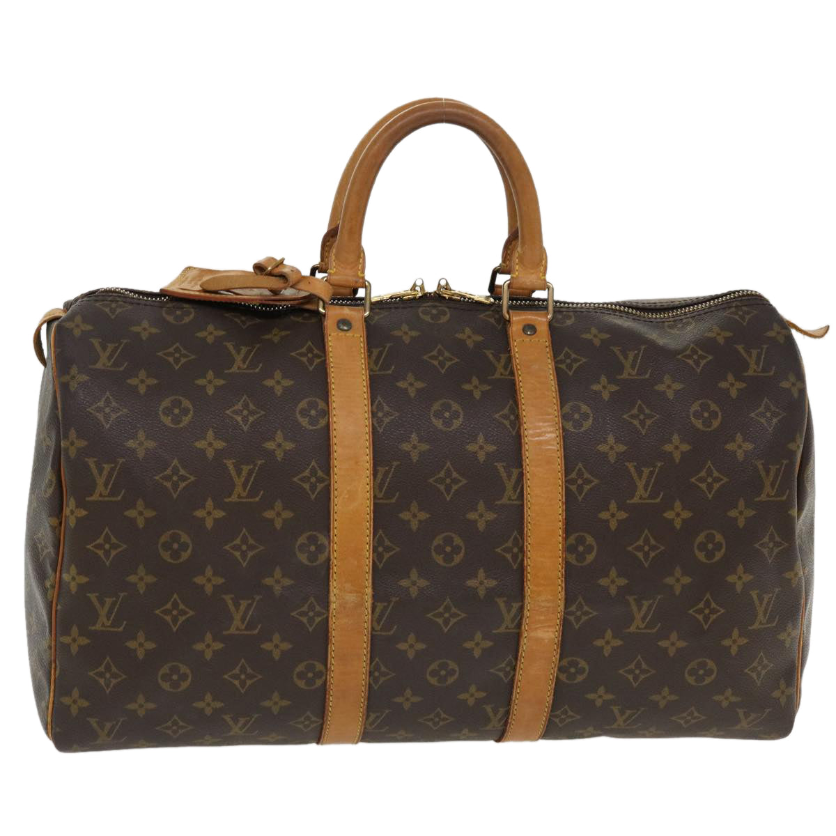 LOUIS VUITTON Monogram Keepall 45 Boston Bag M41428 LV 37790