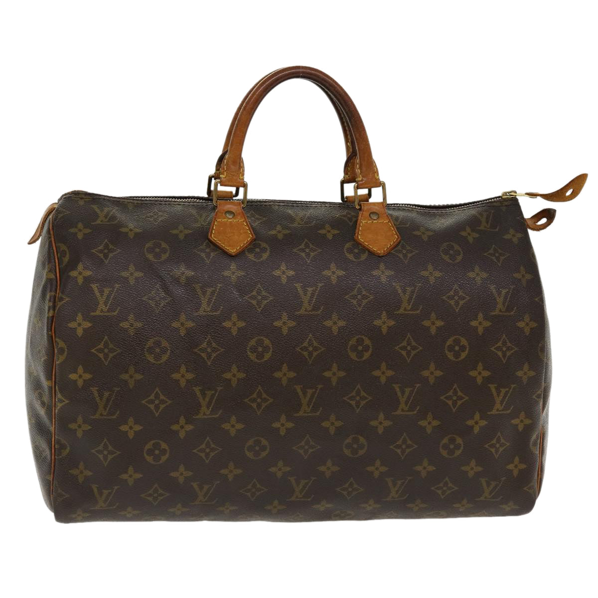 LOUIS VUITTON Monogram Speedy 40 Hand Bag M41522 LV 37827