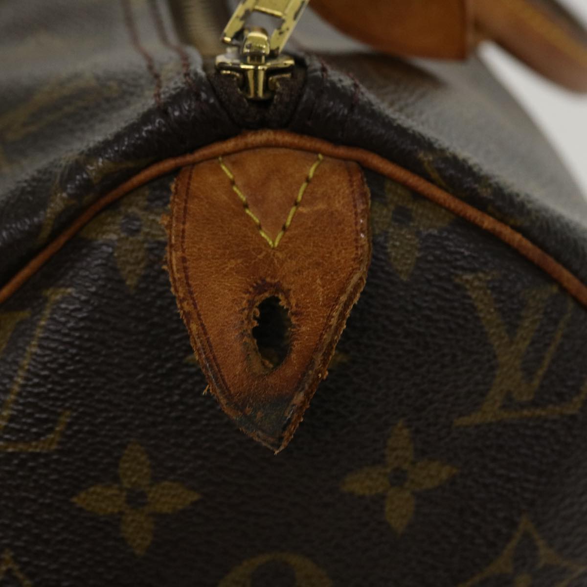 LOUIS VUITTON Monogram Speedy 40 Hand Bag M41522 LV 37827
