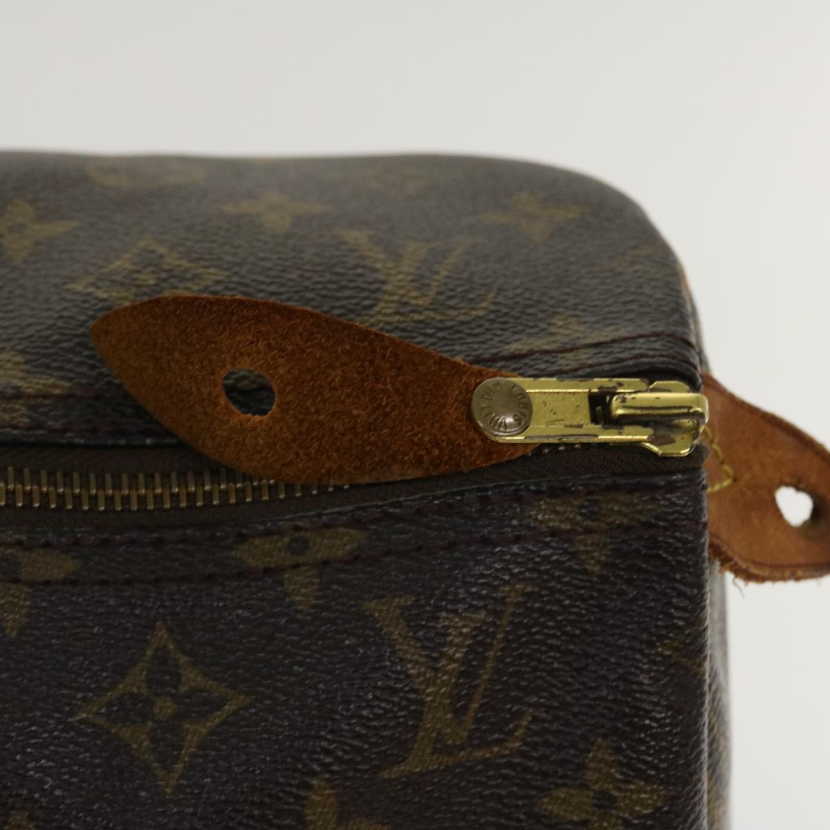 LOUIS VUITTON Monogram Speedy 40 Hand Bag M41522 LV 37827