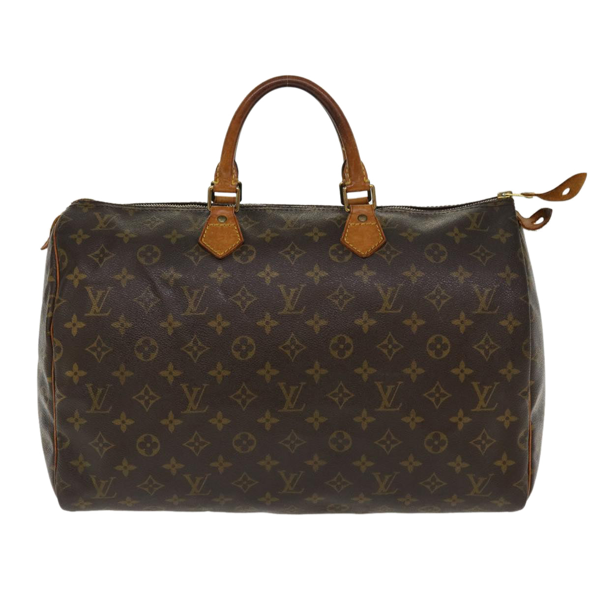 LOUIS VUITTON Monogram Speedy 40 Hand Bag M41522 LV 37827