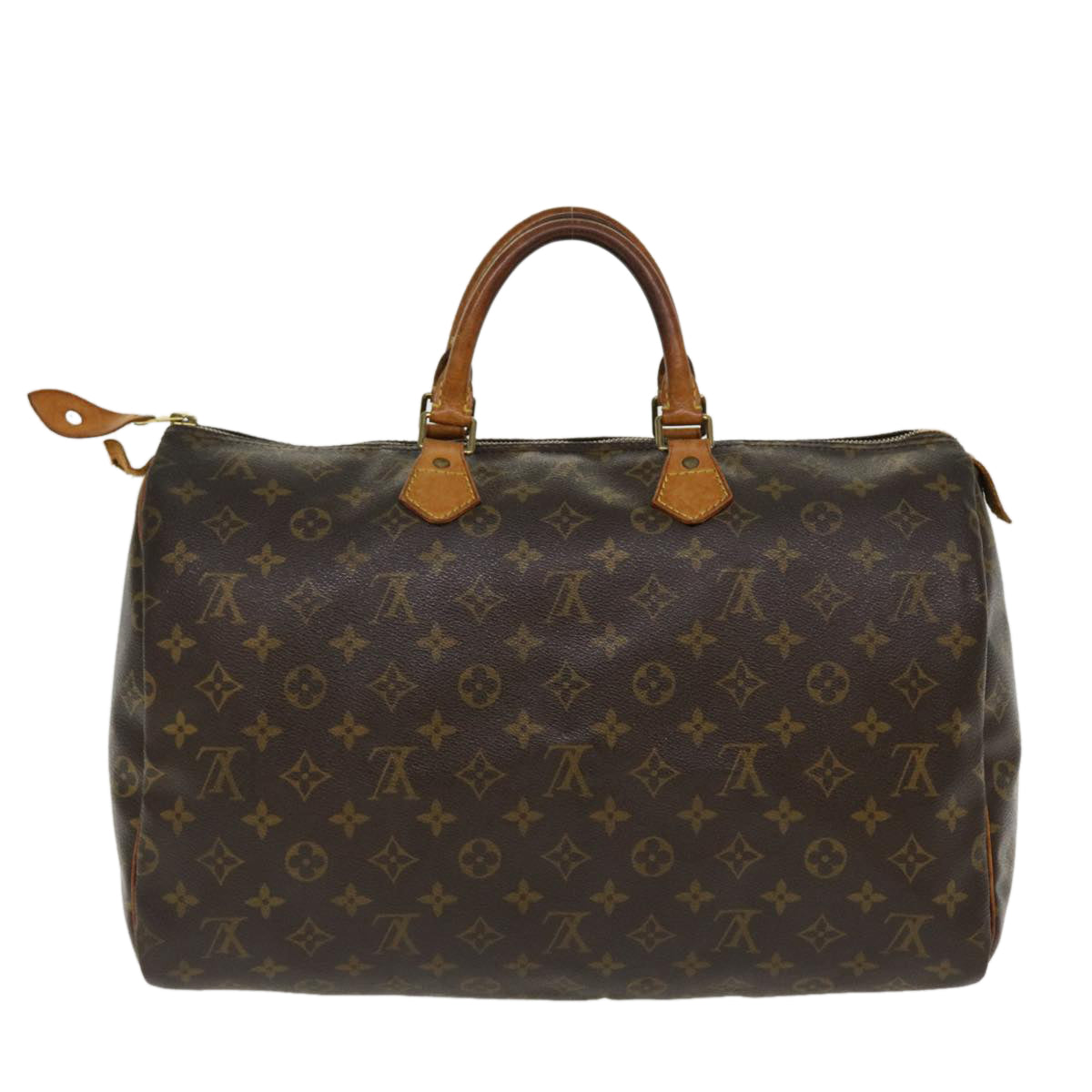 LOUIS VUITTON Monogram Speedy 40 Hand Bag M41522 LV 37827