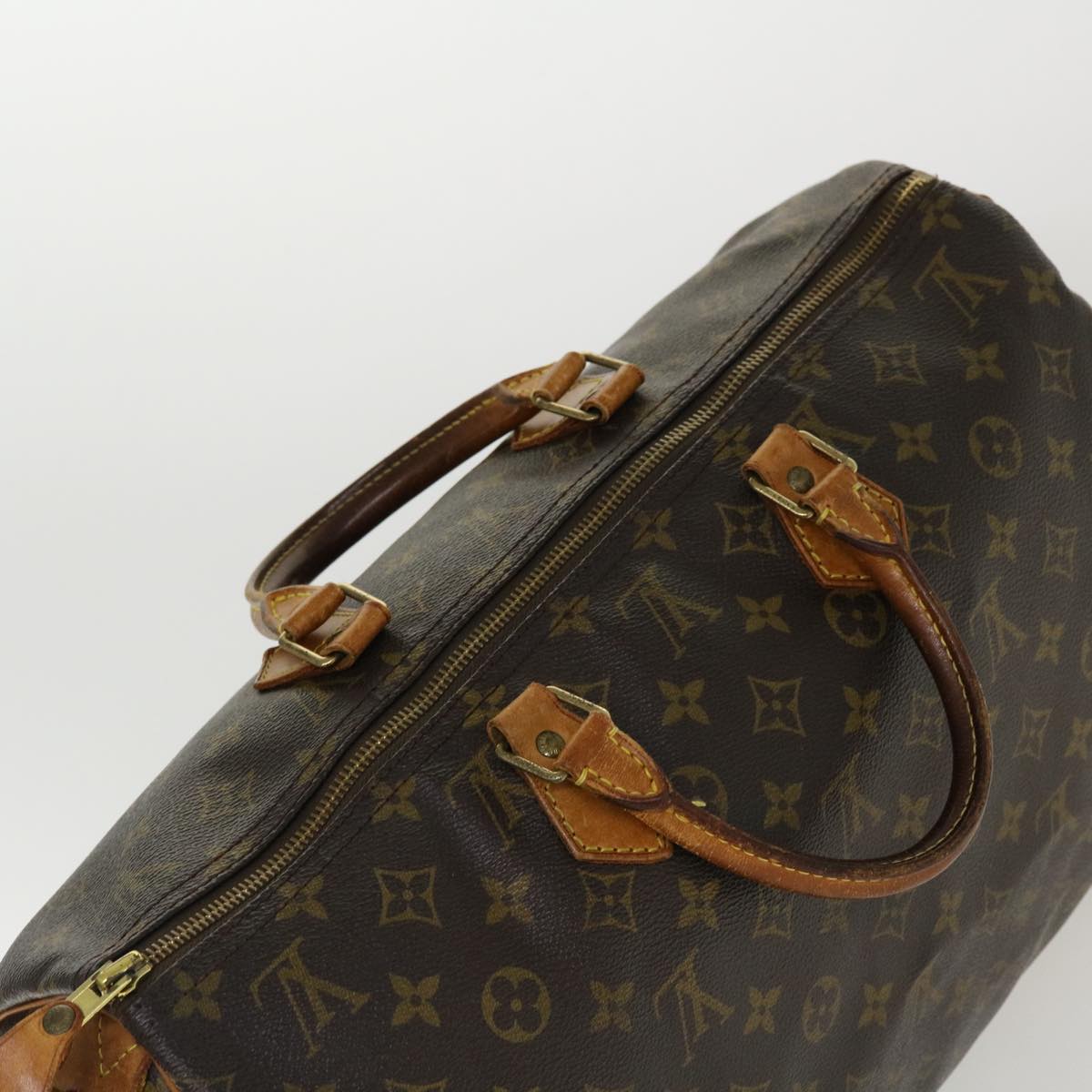 LOUIS VUITTON Monogram Speedy 40 Hand Bag M41522 LV 37827