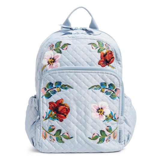 Campus Backpack-Sea Air Floral-Image 1-Vera Bradley