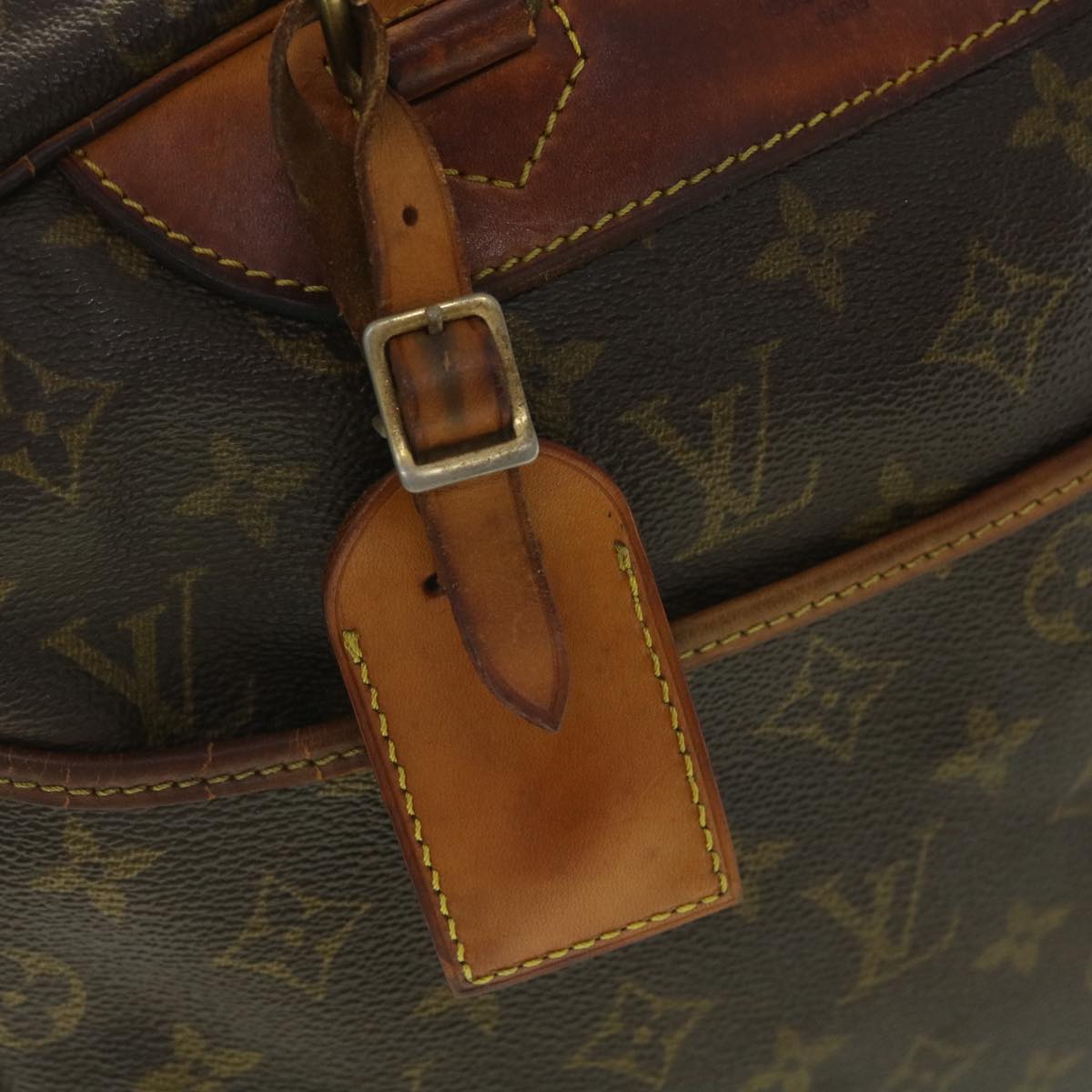 LOUIS VUITTON Monogram Deauville Hand Bag M47270 LV 37877