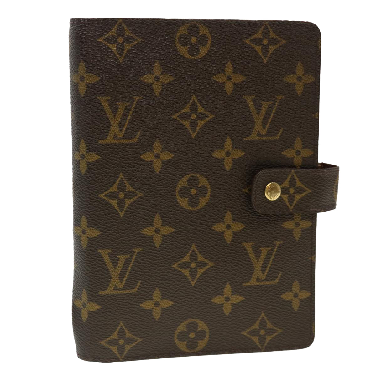 LOUIS VUITTON Monogram Agenda MM Day Planner Cover R20105 LV 38089