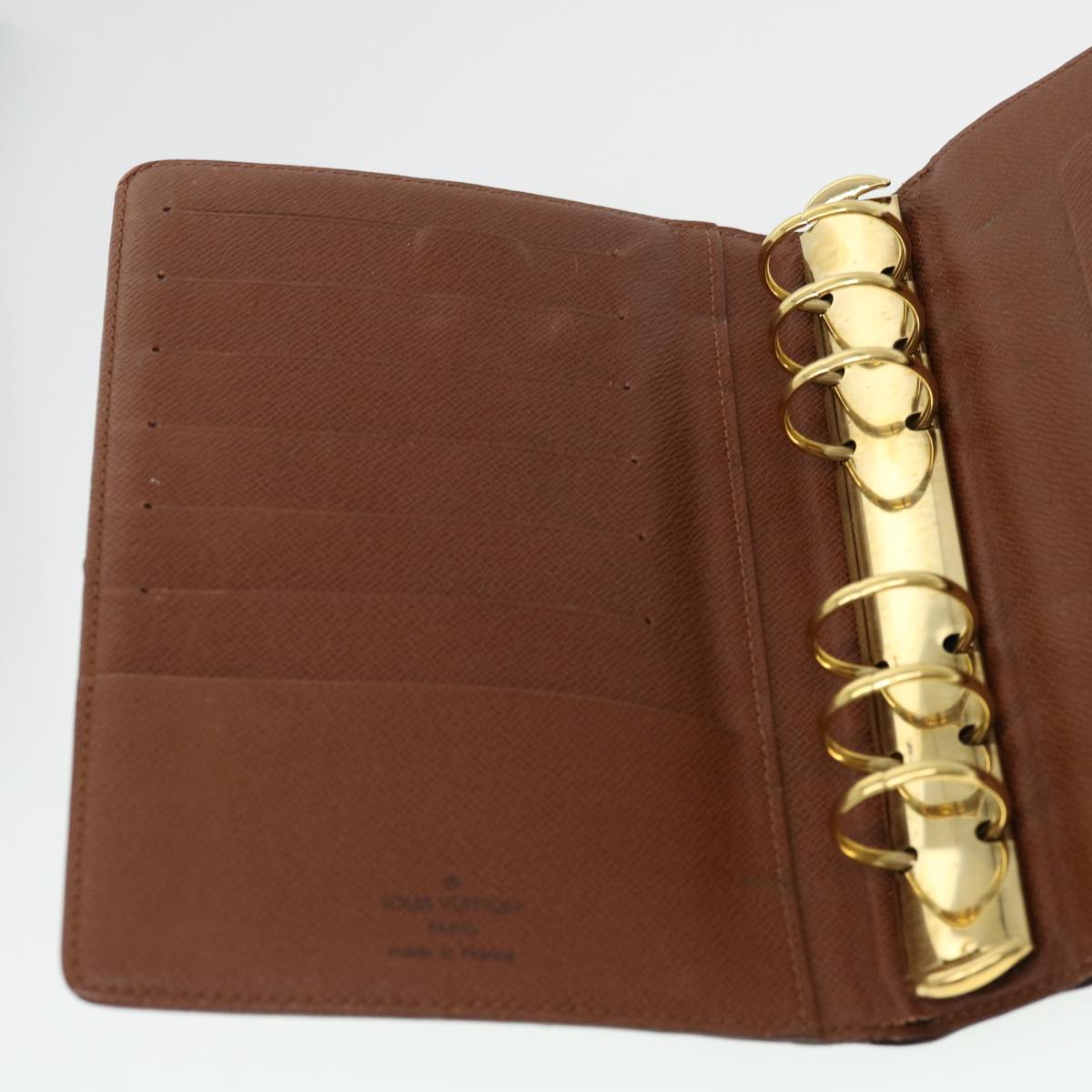 LOUIS VUITTON Monogram Agenda MM Day Planner Cover R20105 LV 38089
