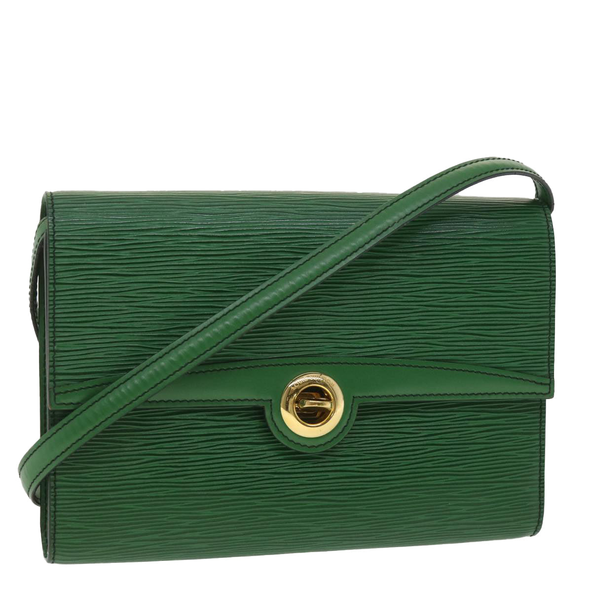 LOUIS VUITTON Epi 2 Way Arsch Shoulder Bag Green M52574 LV 38092
