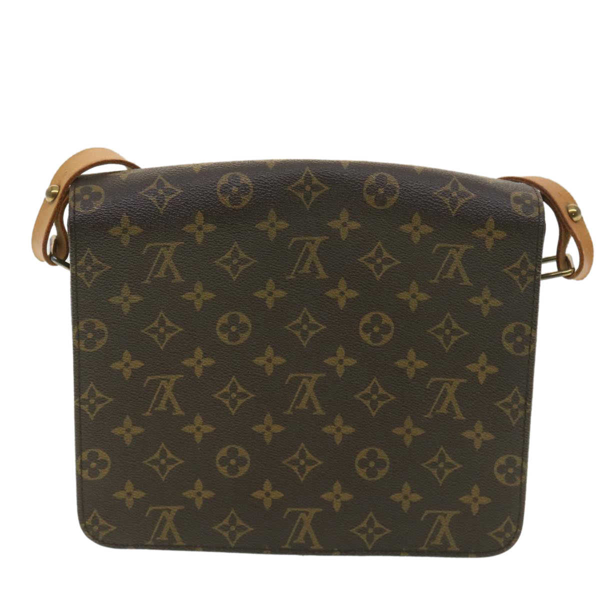 LOUIS VUITTON Monogram Cartouchiere GM Shoulder Bag M51252 LV 38145