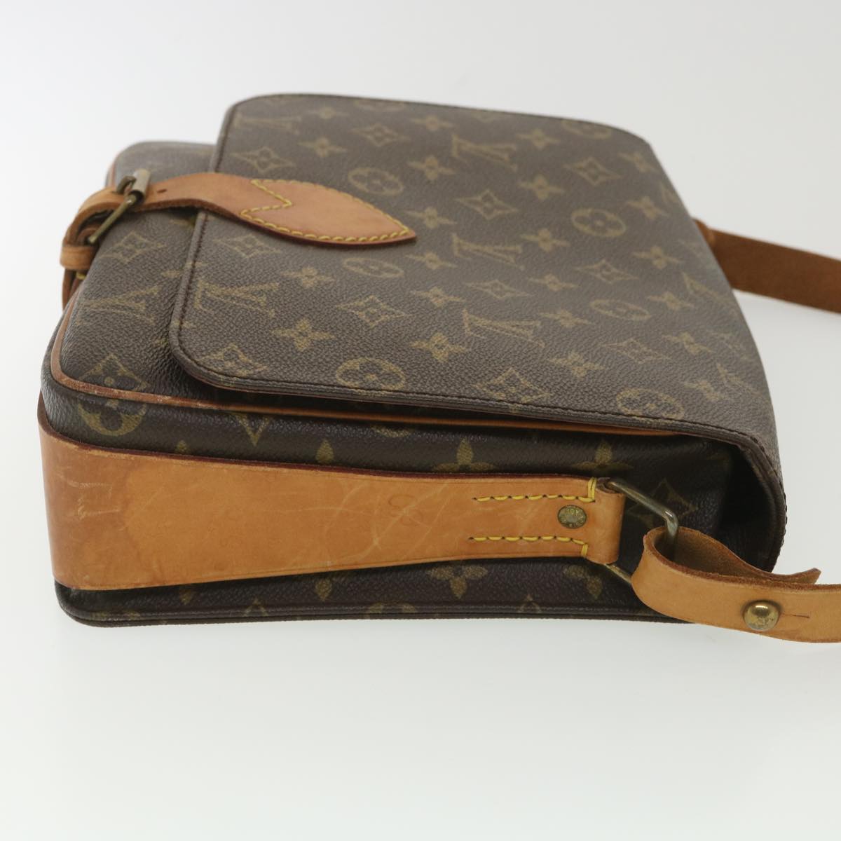 LOUIS VUITTON Monogram Cartouchiere GM Shoulder Bag M51252 LV 38145