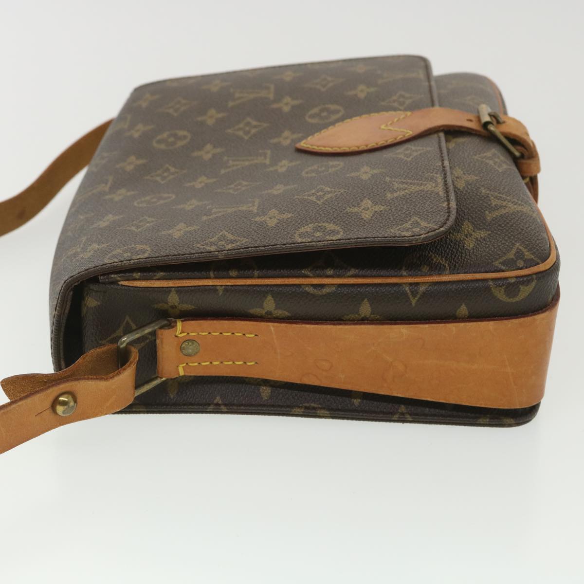 LOUIS VUITTON Monogram Cartouchiere GM Shoulder Bag M51252 LV 38145