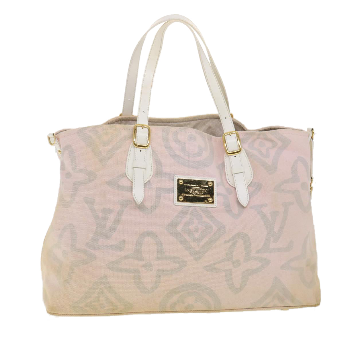 LOUIS VUITTON Cruise line Taicienne GM Tote Bag Canvas Rose M95673 LV 38159