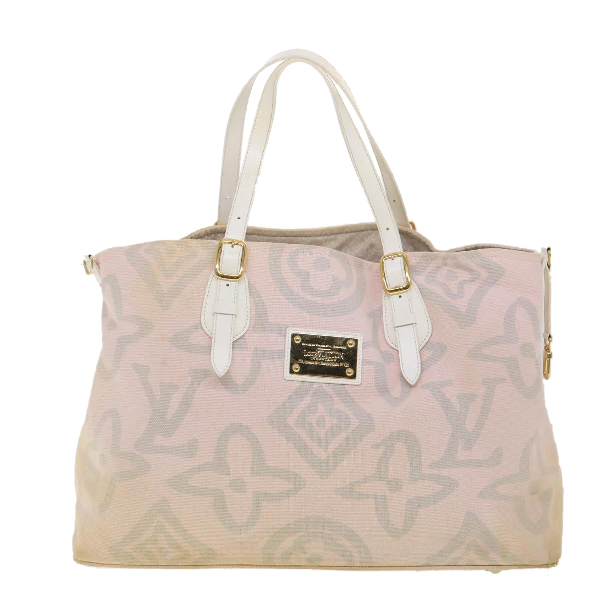 LOUIS VUITTON Cruise line Taicienne GM Tote Bag Canvas Rose M95673 LV 38159