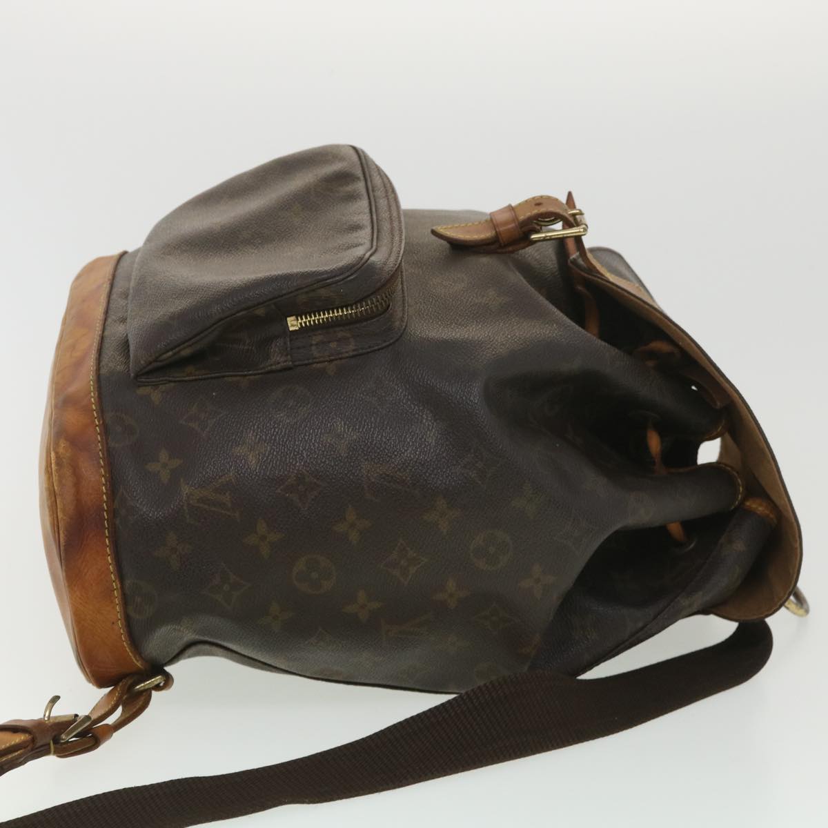 LOUIS VUITTON Monogram Montsouris GM Backpack M51135 LV 38161
