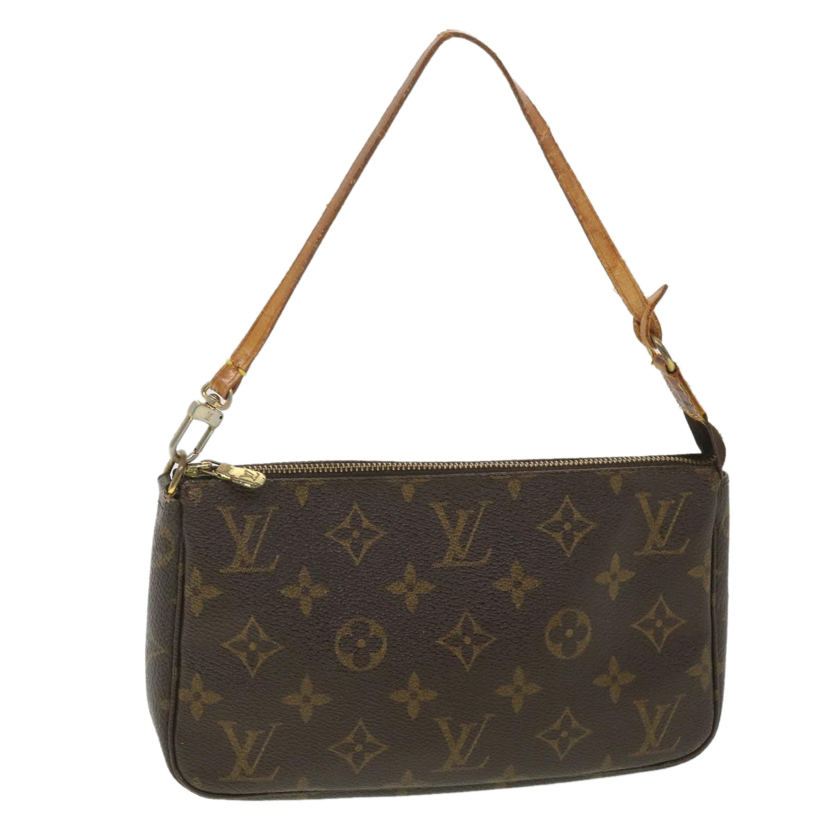 LOUIS VUITTON Monogram Pochette Accessoires Pouch M51980 LV 38164