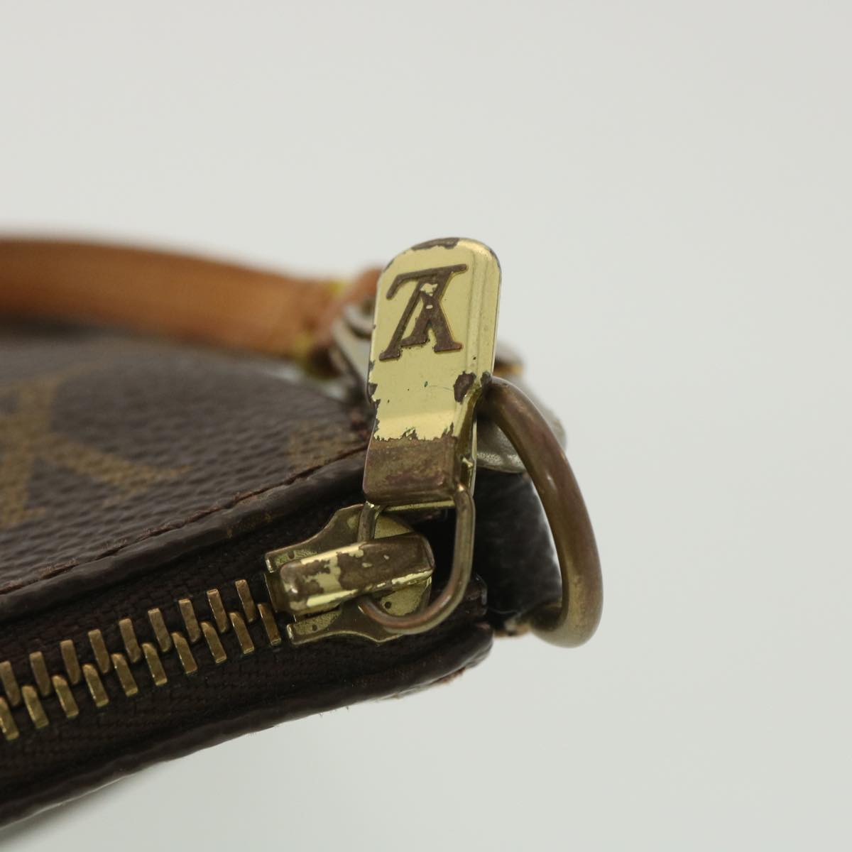 LOUIS VUITTON Monogram Pochette Accessoires Pouch M51980 LV 38164
