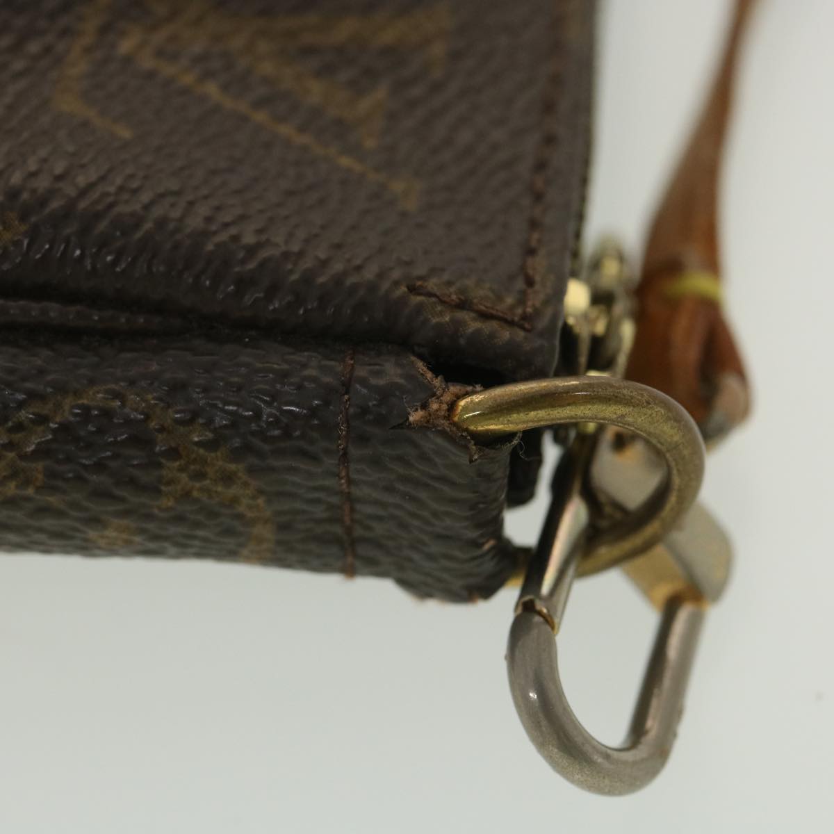 LOUIS VUITTON Monogram Pochette Accessoires Pouch M51980 LV 38164