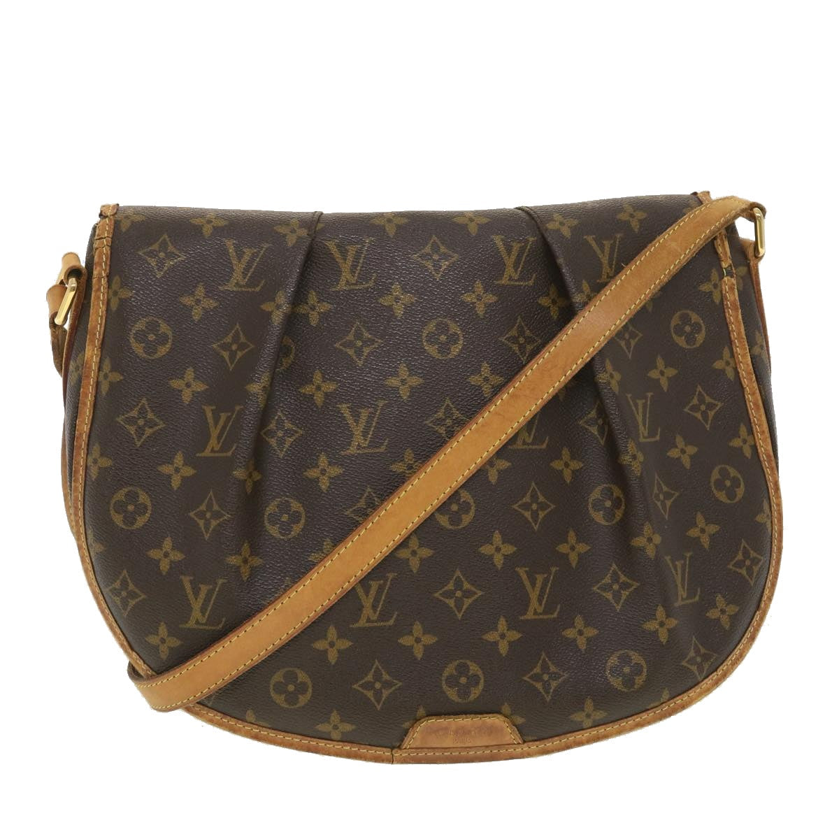 LOUIS VUITTON Monogram Menilmontant MM Shoulder Bag M40473 LV 38182
