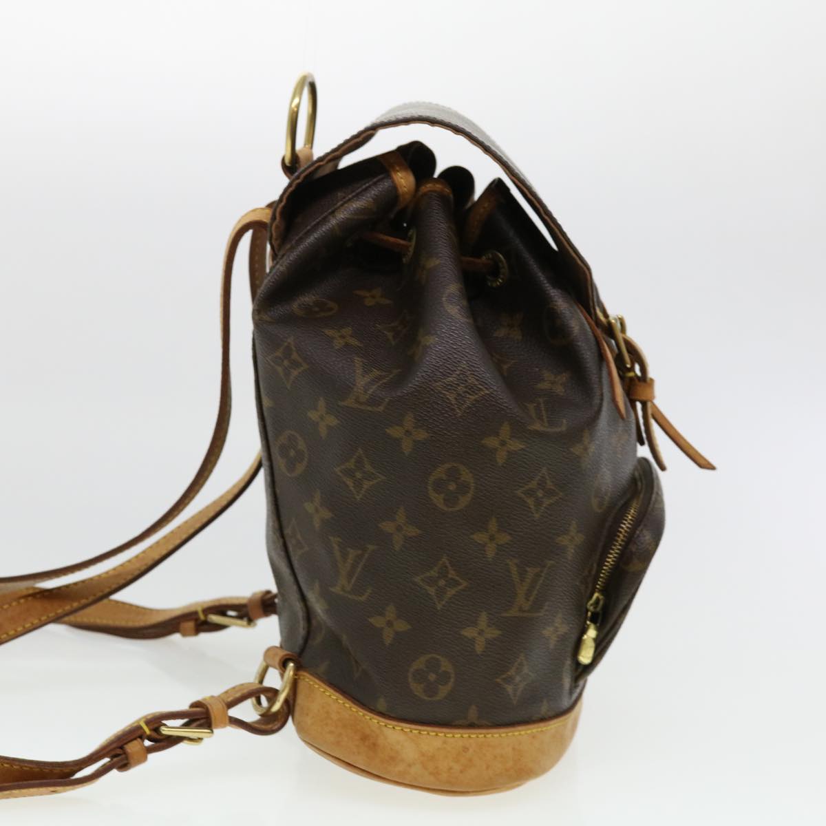LOUIS VUITTON Monogram Montsouris MM Backpack M51136 LV 38191