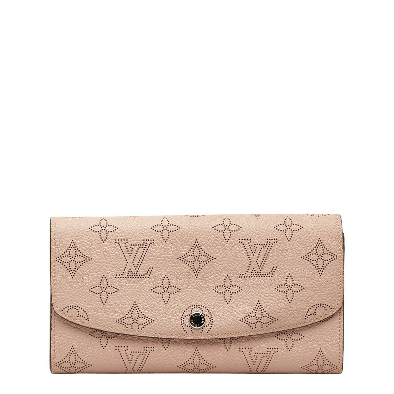 Louis Vuitton Monogram Machina Portefolio Iris Long Wallet M60145 Magnolia Pink Leather  Louis Vuitton