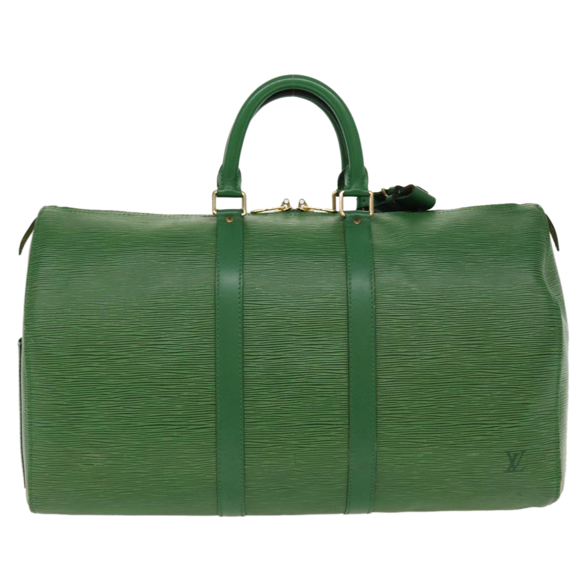 LOUIS VUITTON Epi Keepall 45 Boston Bag Green M42974 LV 38217