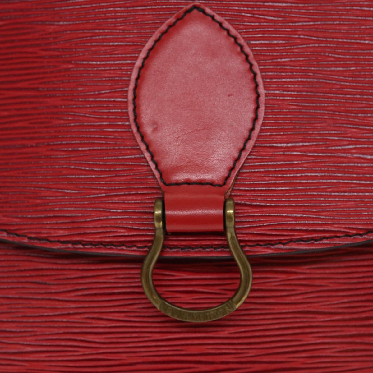 LOUIS VUITTON Epi Saint Cloud GM Shoulder Bag Red M52197 LV 38231