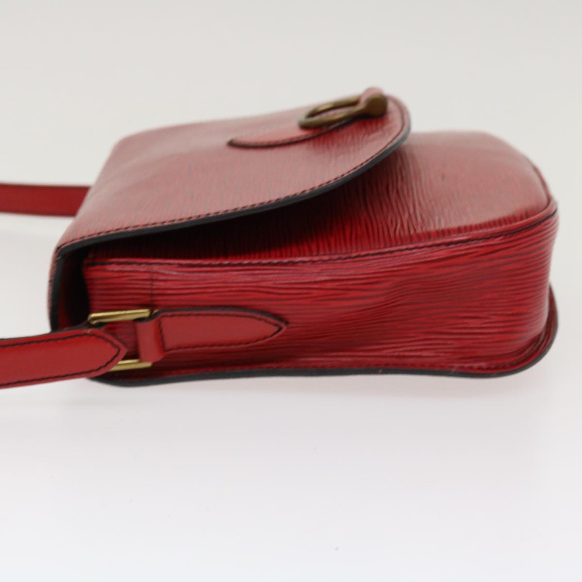 LOUIS VUITTON Epi Saint Cloud GM Shoulder Bag Red M52197 LV 38231