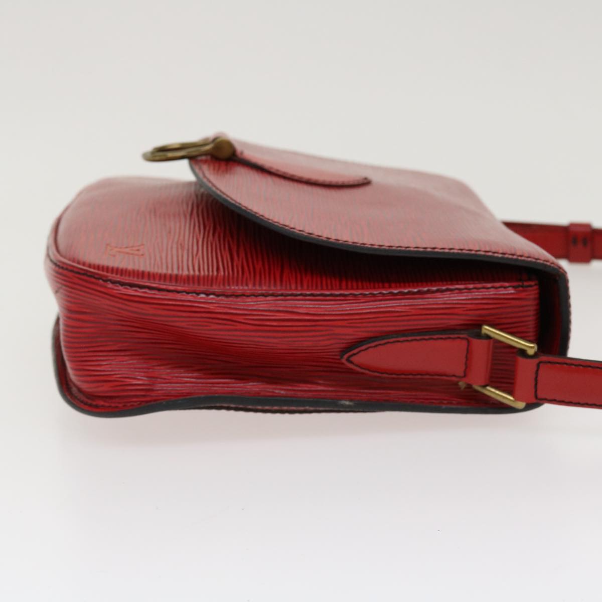 LOUIS VUITTON Epi Saint Cloud GM Shoulder Bag Red M52197 LV 38231
