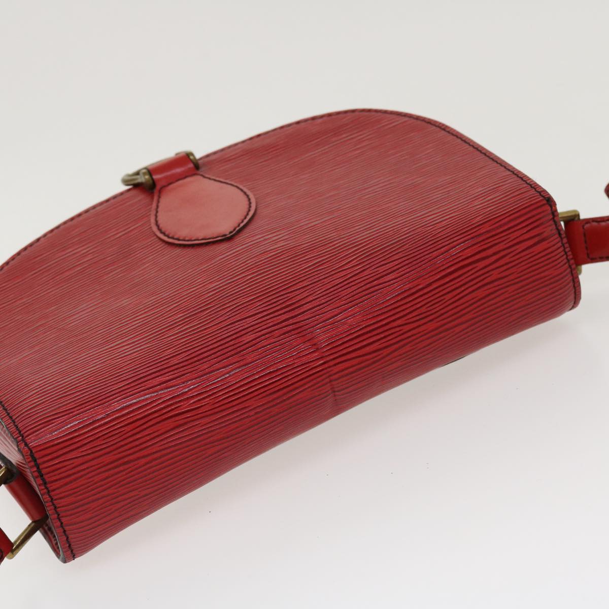 LOUIS VUITTON Epi Saint Cloud GM Shoulder Bag Red M52197 LV 38231