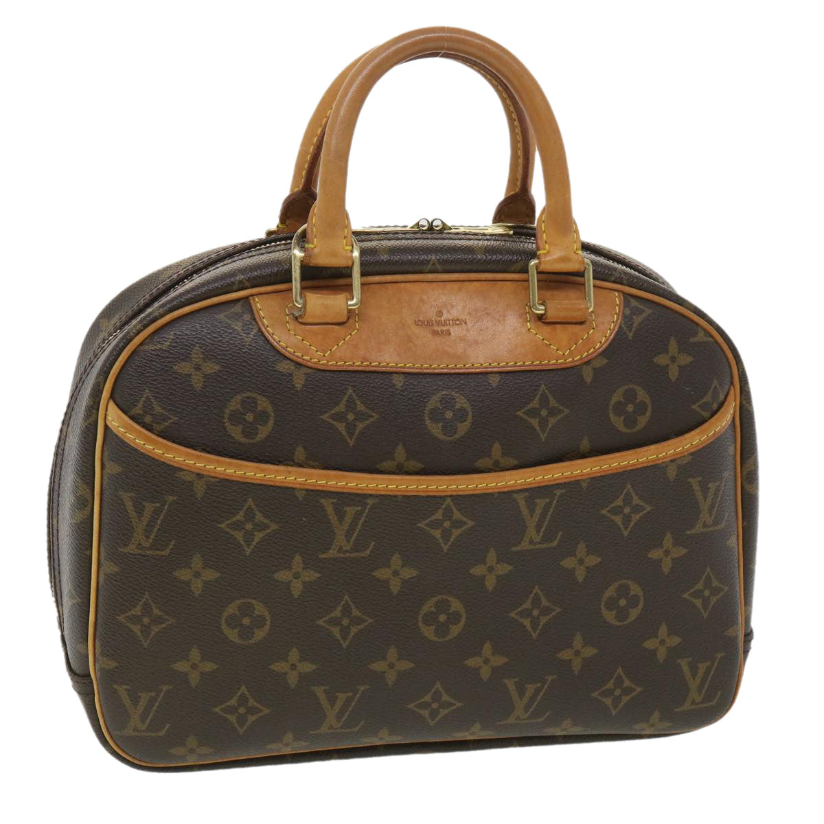 LOUIS VUITTON Monogram Trouville Hand Bag M42228 LV 38330