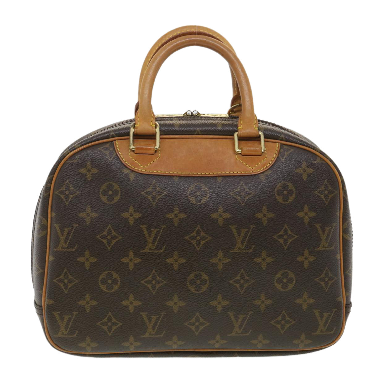 LOUIS VUITTON Monogram Trouville Hand Bag M42228 LV 38330