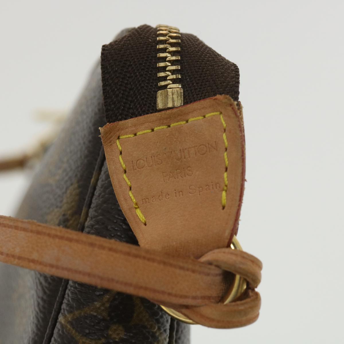 LOUIS VUITTON Monogram Pochette Accessoires Pouch M51980 LV 38335