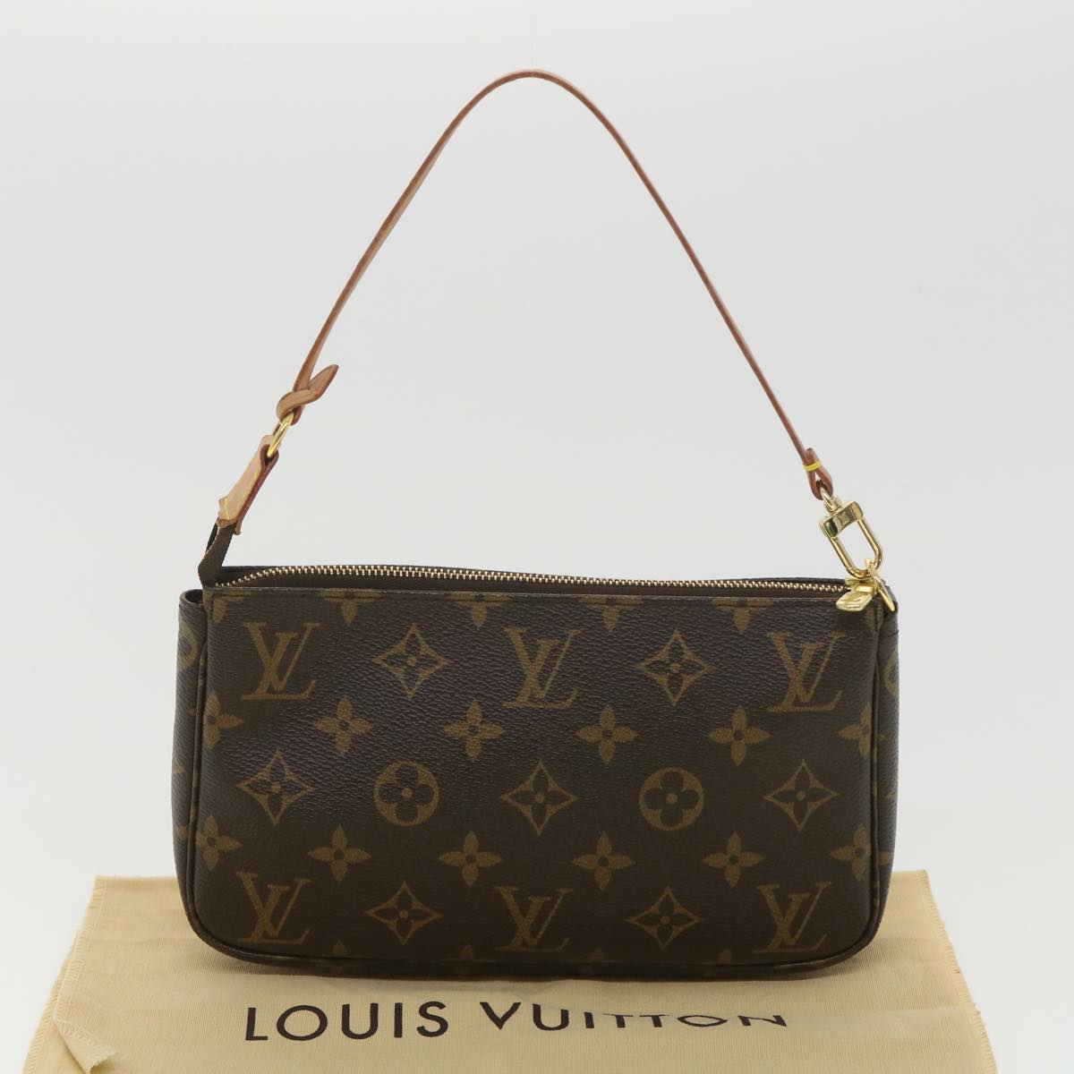 LOUIS VUITTON Monogram Pochette Accessoires Pouch M51980 LV 38335