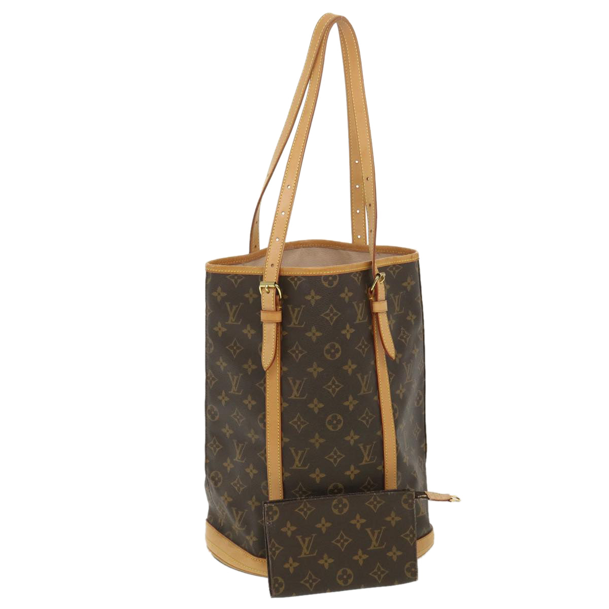 LOUIS VUITTON Monogram Bucket GM Shoulder Bag M42236 LV 38360