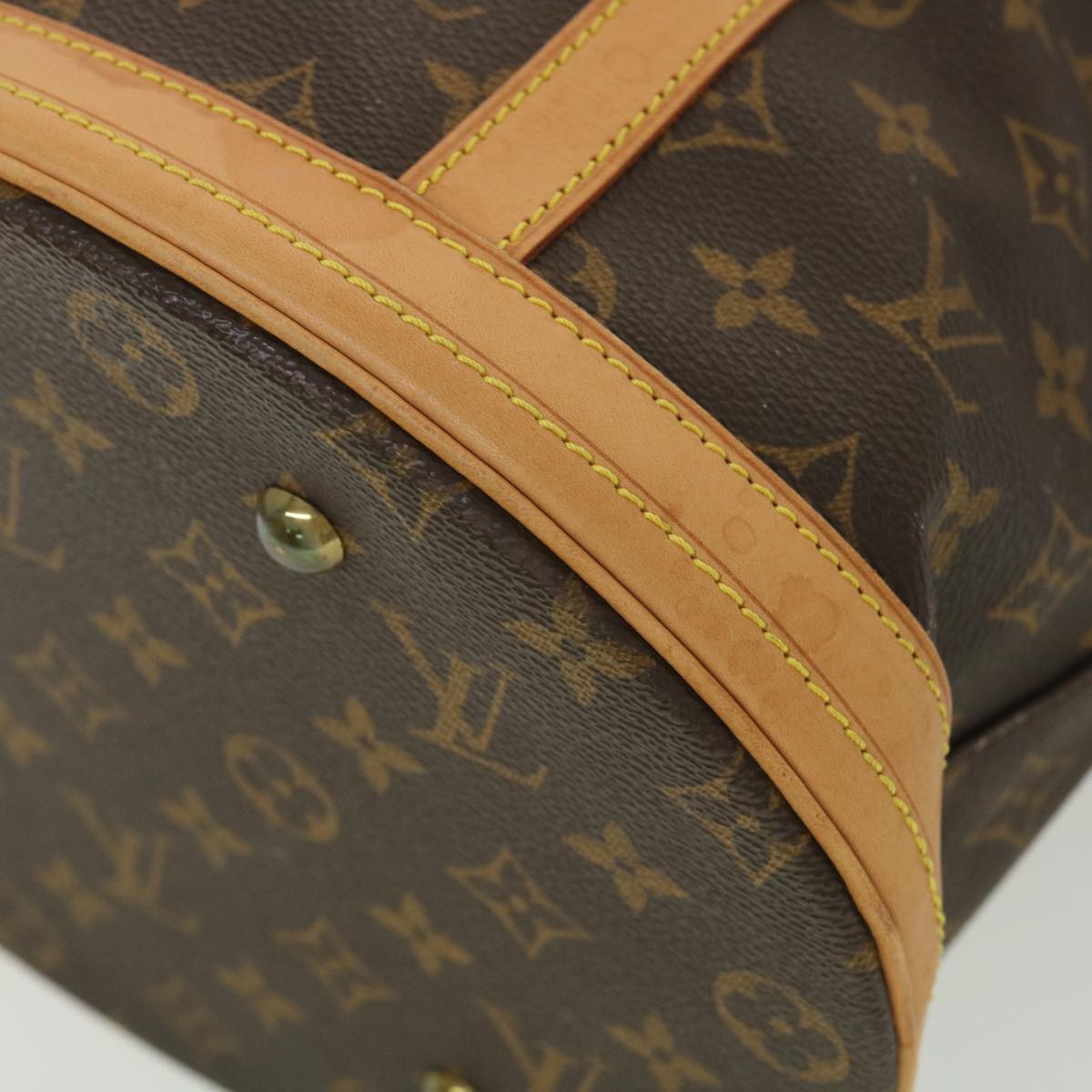 LOUIS VUITTON Monogram Bucket GM Shoulder Bag M42236 LV 38360