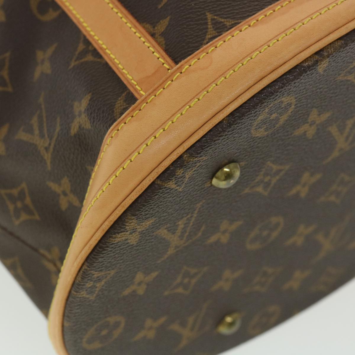 LOUIS VUITTON Monogram Bucket GM Shoulder Bag M42236 LV 38360