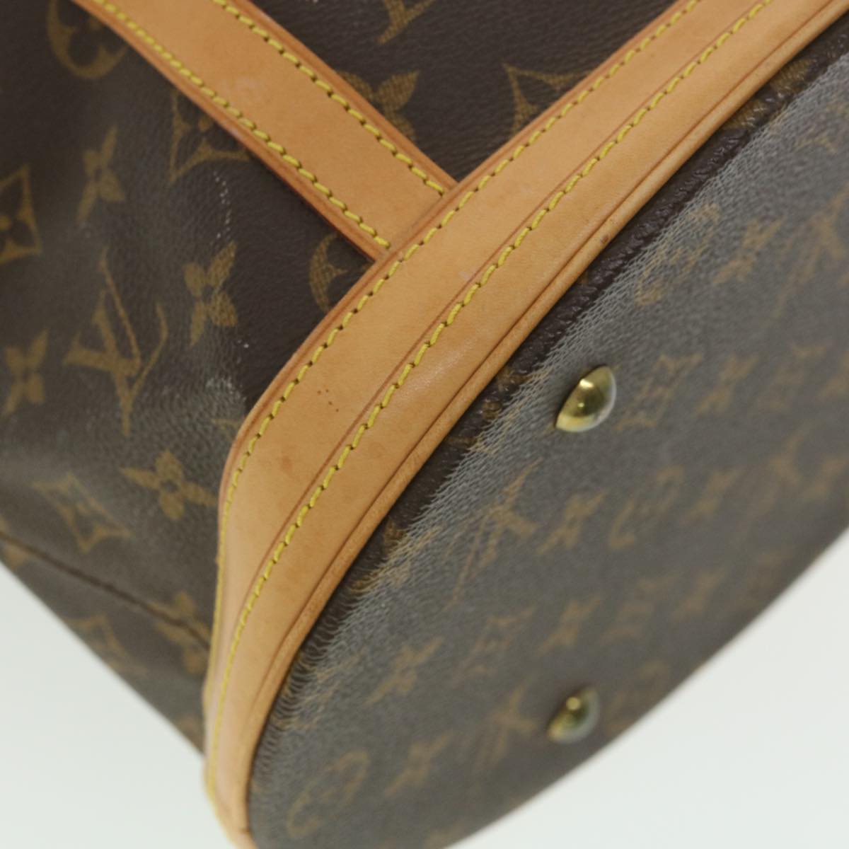 LOUIS VUITTON Monogram Bucket GM Shoulder Bag M42236 LV 38360