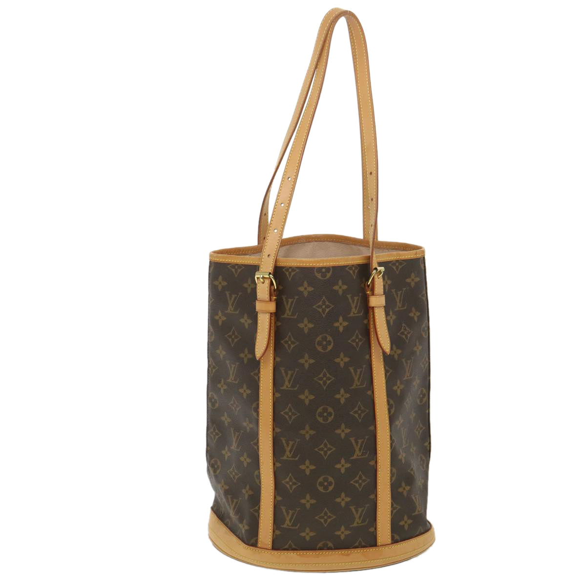 LOUIS VUITTON Monogram Bucket GM Shoulder Bag M42236 LV 38360