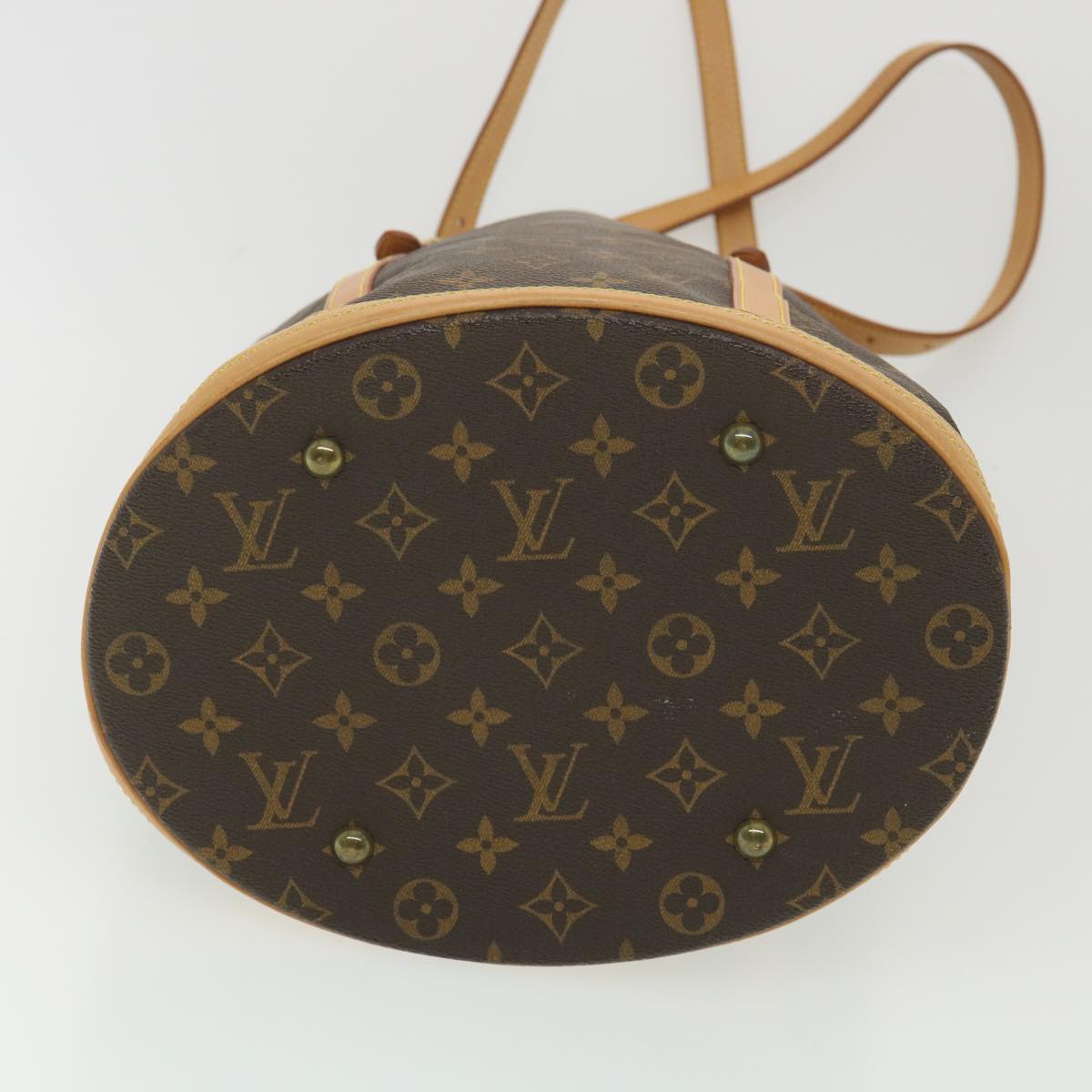 LOUIS VUITTON Monogram Bucket GM Shoulder Bag M42236 LV 38360