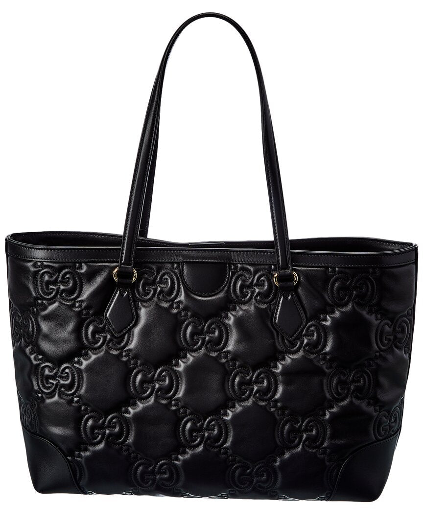 Luxury Gucci Trending 2025 GG Medium Matelasse Leather Tote