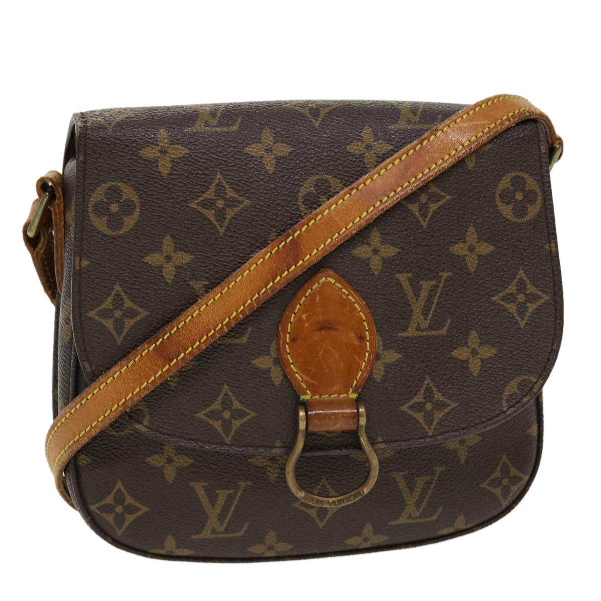 LOUIS VUITTON Monogram Saint Cloud MM Shoulder Bag M51243 LV 38561